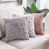 Gold Foil Feather Pillow Cover Short Plush Sofa Cushion Cover Modern Minimalist Throw Pillow Accent Pillowcase Home Decor