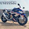 1:12 S1000Rr Miniature Motorbike Model Toys Alloy Diecast Rrs1000 Motorcycles Sound Light Shock Absorption Ornament Boys Gifts