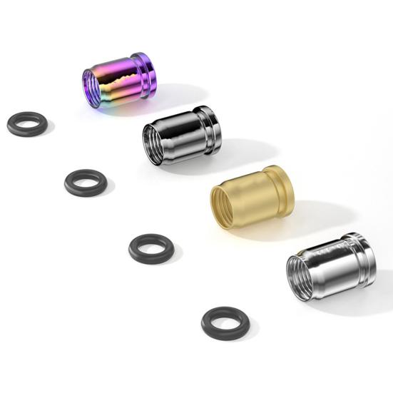 4Pcs Locking Car Tire Valve Stems Caps Anti-Theft Auto Wheel Valve Stem Covers with Rubber Seal Universal Tyre Air Stems Covers