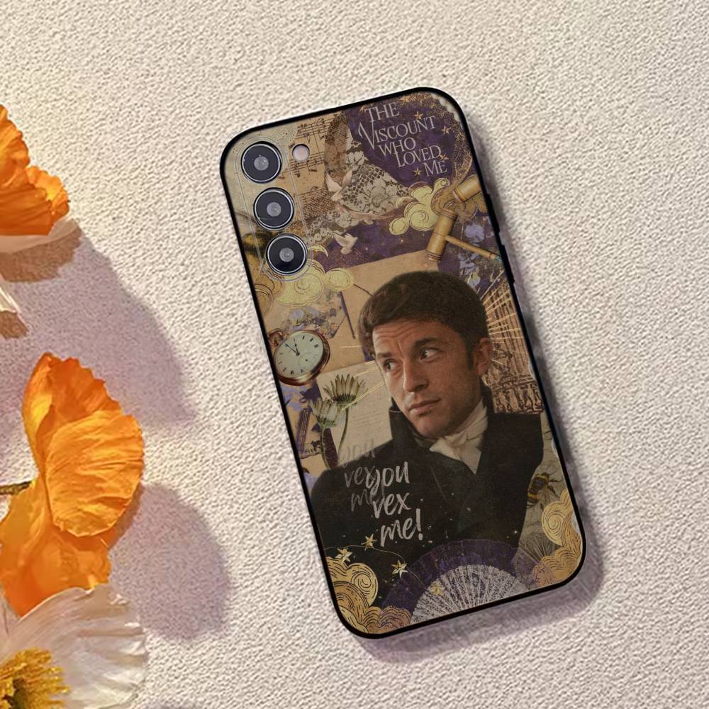 Funda de Teléfono del Actor Jonathan B-Bailey Para Samsung Galaxy A73,A72,A71,A70,A53,A52,A51,Otros Funda Negra Suave