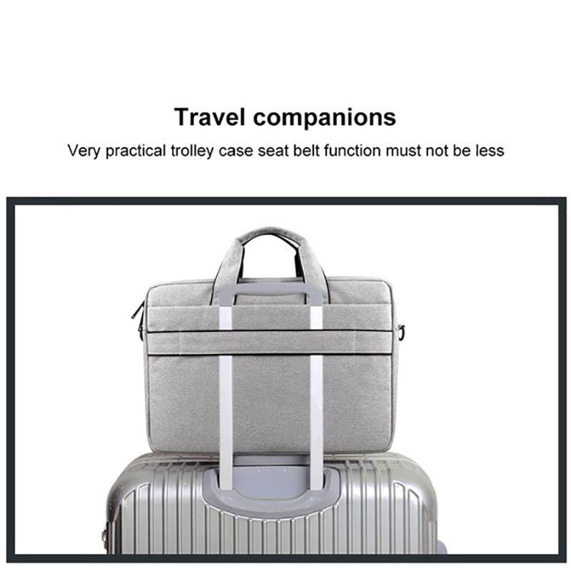 Fashion Light Laptop Bag With Single Shoulder Strap In Premium Anti-scratch Oxford Material