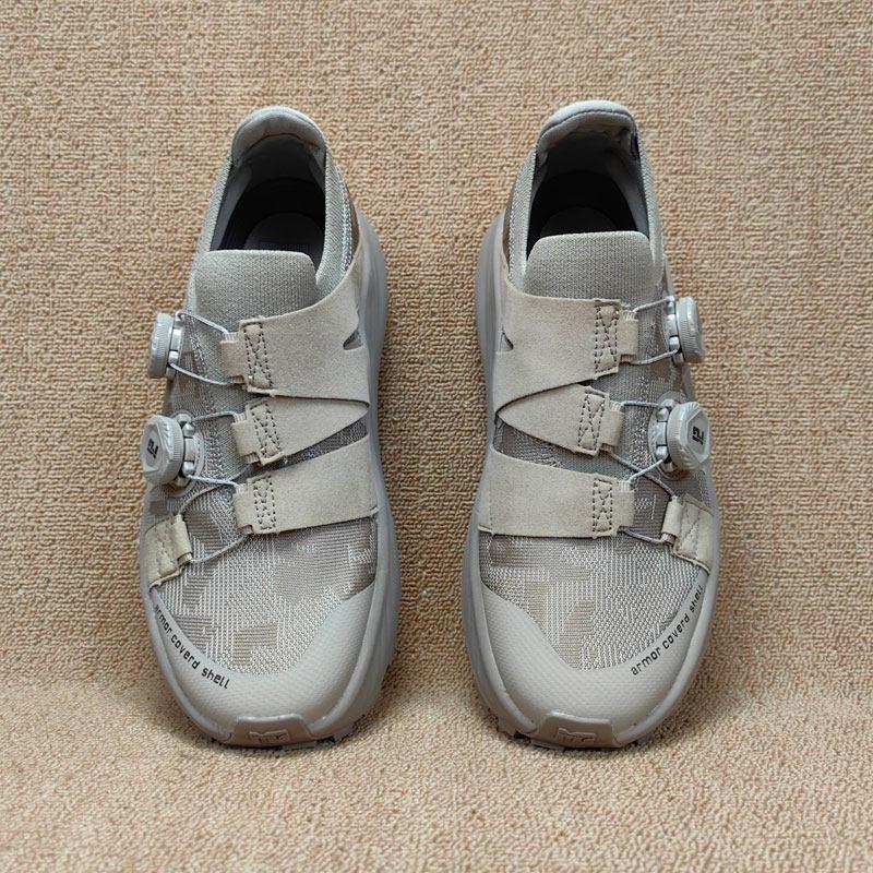 Markenprodukt Bequemer Weiter Leisten Geländelaufschuh Designer Schnellschnürung Wanderschuh Jogging Schuh Unisex Atmungsaktiver Wanderschuh