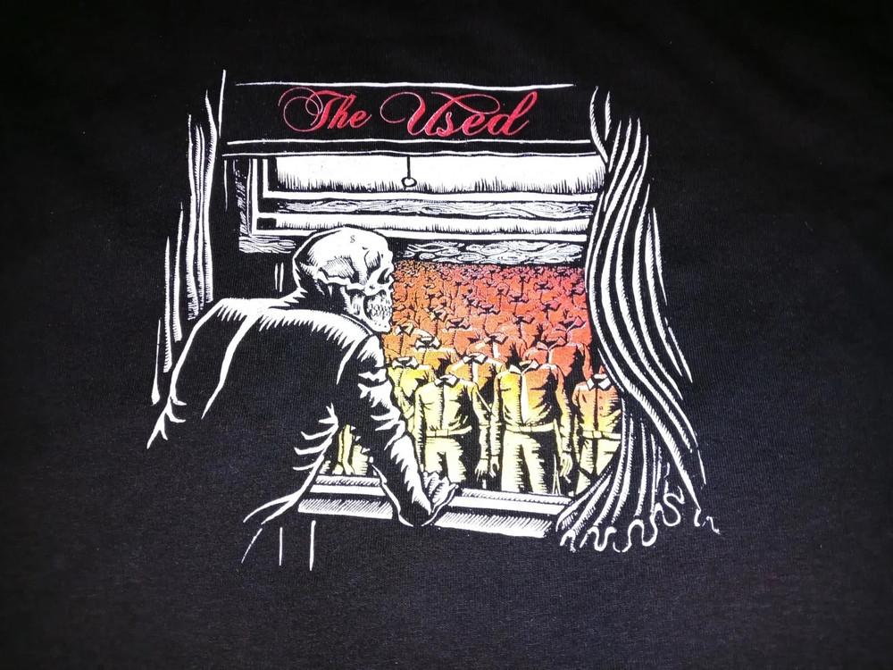 The Used Black T-Shirt Cotton Full Size Unisex S-5XL Unisex T-Shirt XL