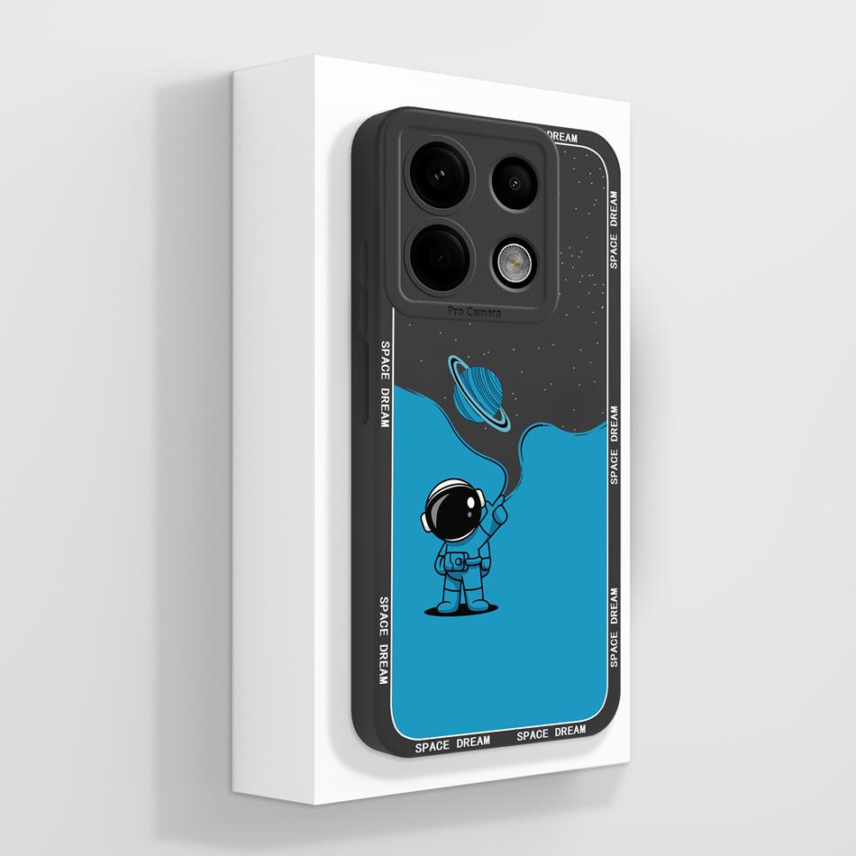 Case For POCO X6 Pro Various Style Candy Phone Cover For POCO X 6 Soft Liquid Silicone Camera Protection Shockproof Back Covers