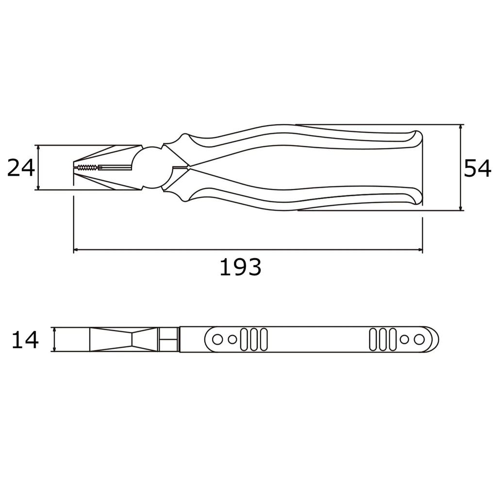 Victor VICTOR PLUS+ Pliers / 175mm / A Masterpiece Crafted by a True Artisan with Meticulous Attention To Detail / [ZP70-175]