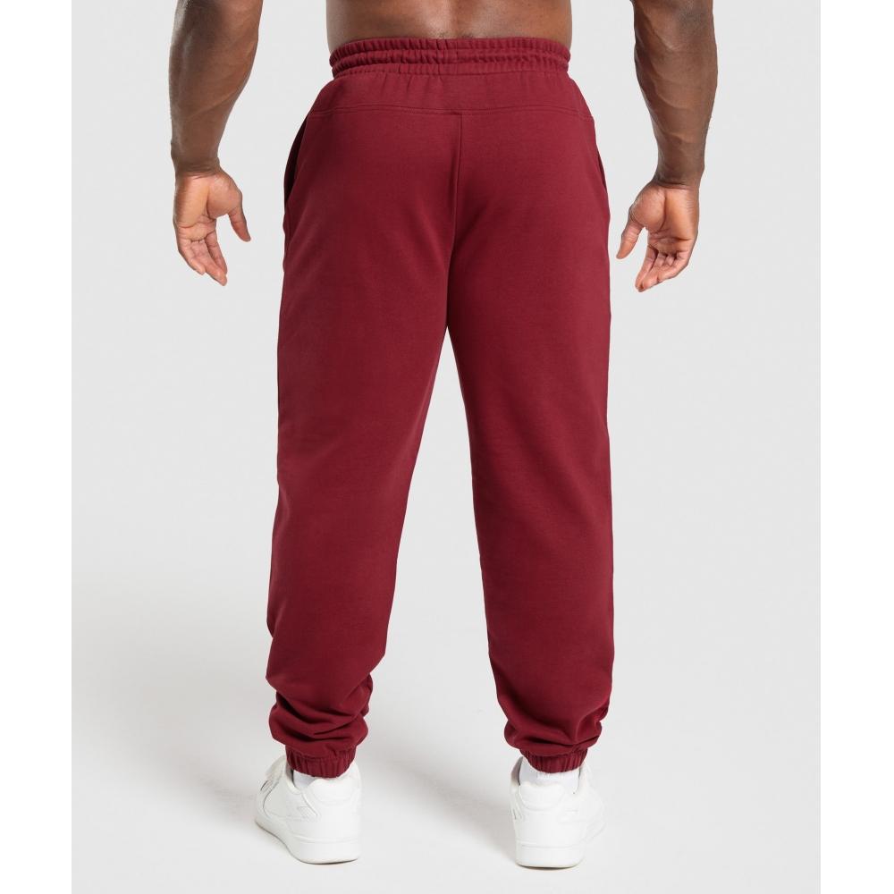 Gymshark Global Lifting Oversized Essential Joggers Sets Red A5a8k Rb12