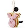 Disney Character Nui Bread Chain Strap Mascot Sandwich Piglet Plush Toy Height 19cm Approx.