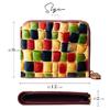 Large Genuine Easy to Brand Day Comes with Gift Box [Linle] Women's Bi-fold Wallet, Compact, Small, Foldable, Capacity, Thin, Leather, Leather, Use,