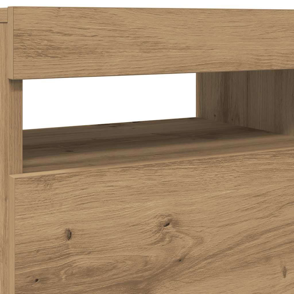 Moderne Retro-TV-Konsole, hängende TV-Konsole, Klapptür-Schränke, 90x35x40 cm