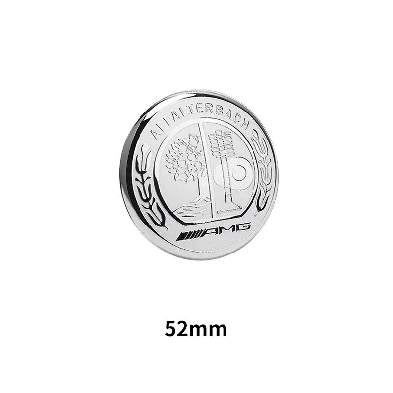 1pcs 52mm 58mm Car Steering Wheel Sticker Auto Interior For Mercedes Benz AMG W212 W213 W205 W177 V177 W247 W176 GLA GLC W166