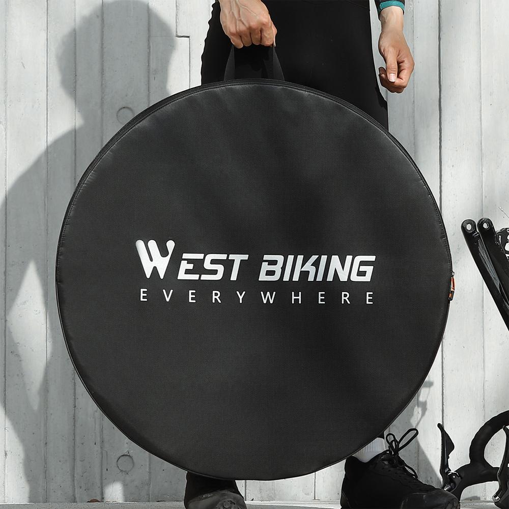 Bike Wheel Bag MTB Road Bike Wheel Storage Bag Portable Storage Bag for 26-29in Bicycle Wheel Large