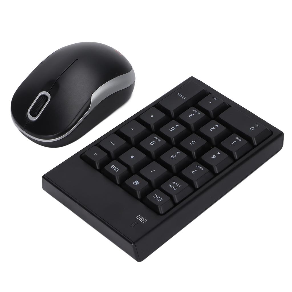 Numeric Keyboard Mouse Set MC‑61CB Wireless 2.4g Portable Silent Keypad Mice for Desktop Laptop
