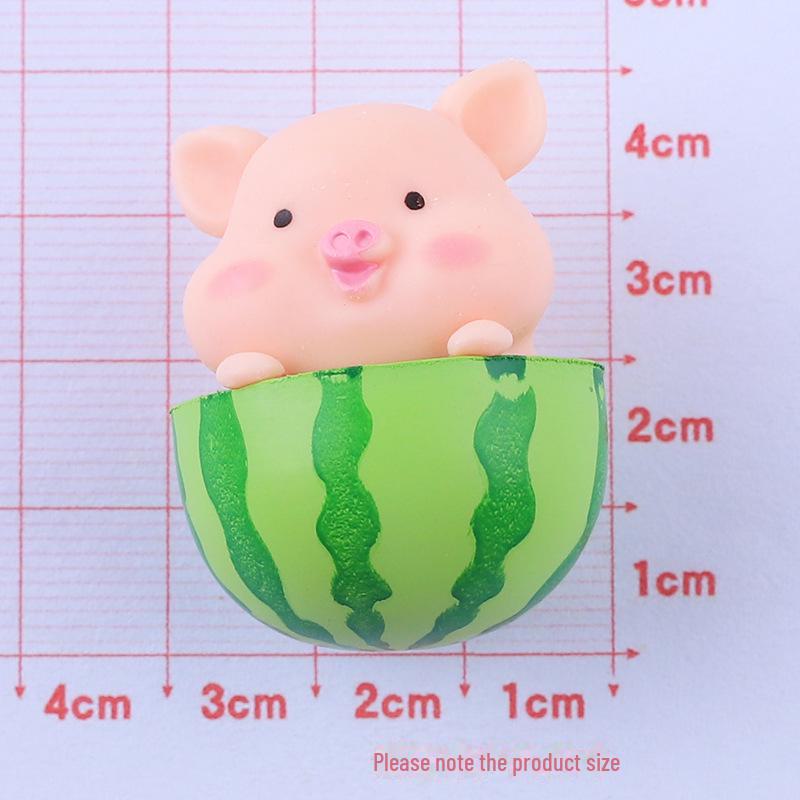 Dinosaur Piglet Doll DIY Resin Accessories: Cream Glue Mobile Phone Case & Fridge Magnet Materials