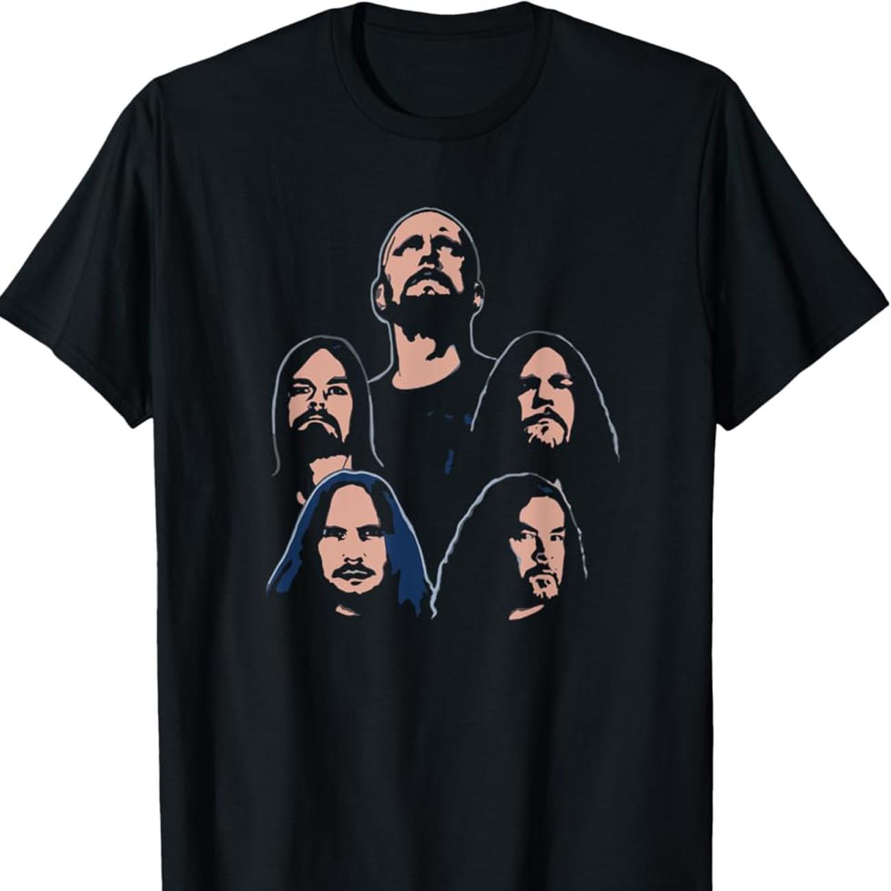 Meshuggah Band members Graphic black T-shirt Unisex tee All sizes 2F106 S