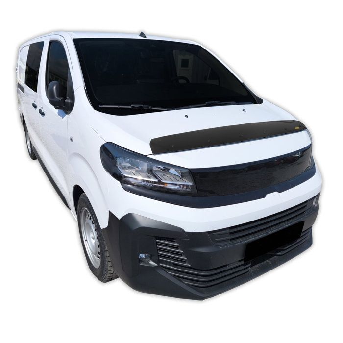 Scoutt | Hood Deflector Protection For Opel Vivaro C Since 2019, Aerodynamic, Easy Assembly, No Drilling Required