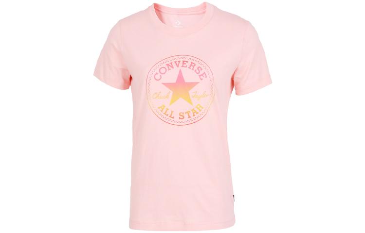 Converse Set in Sleeve T Shirt Women s Pink 10017088-A03 M