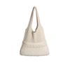 Yogodlns Designer Knitted Handbags Female Large Capacity Totes Women's Pack Summer Beach Bag Big Purses Casual Hollow Woven Shoulder Bags