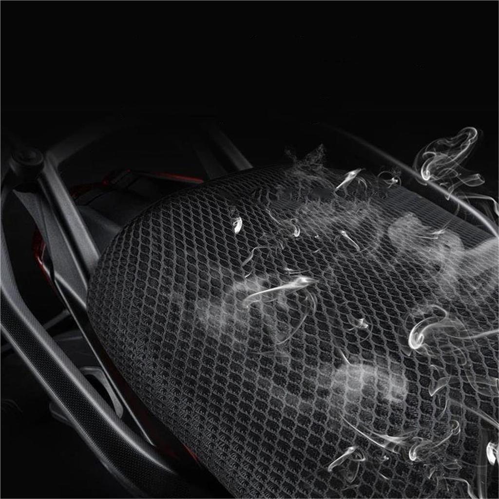 LYYYDS Fit Breathable Mesh Seat Cushion Cover Protector for Yamaha MT07 MT-07 FZ-07 FZ07 2013-2016