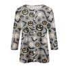 Women's Fashionable, Casual, Comfortable Halloween Print Cardigan Jacket