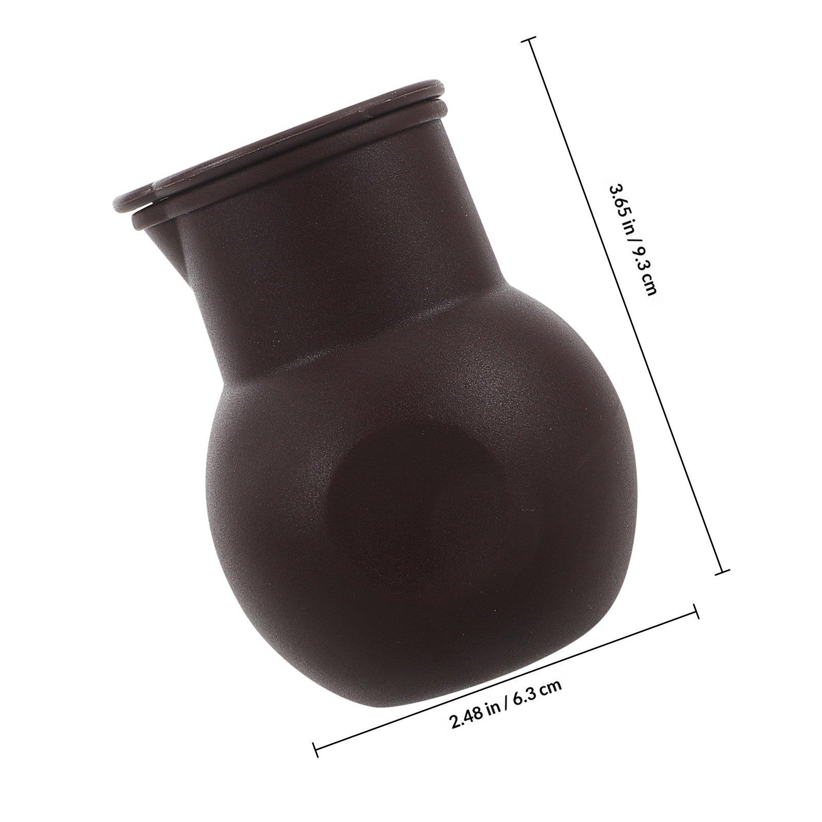 

Microwave Safe Silicone Melting Pot 3pcs for Chocolate Butter Candy Dipping Baking Tools Furnace DIY Kitchen Essential темно-коричневого