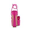 Fashion Liyke Runway Style Ultra High Heels Platform Sandals Women 2025 Summer Fashion Satin Bowknot Square Toe Wedding Banquet Shoes