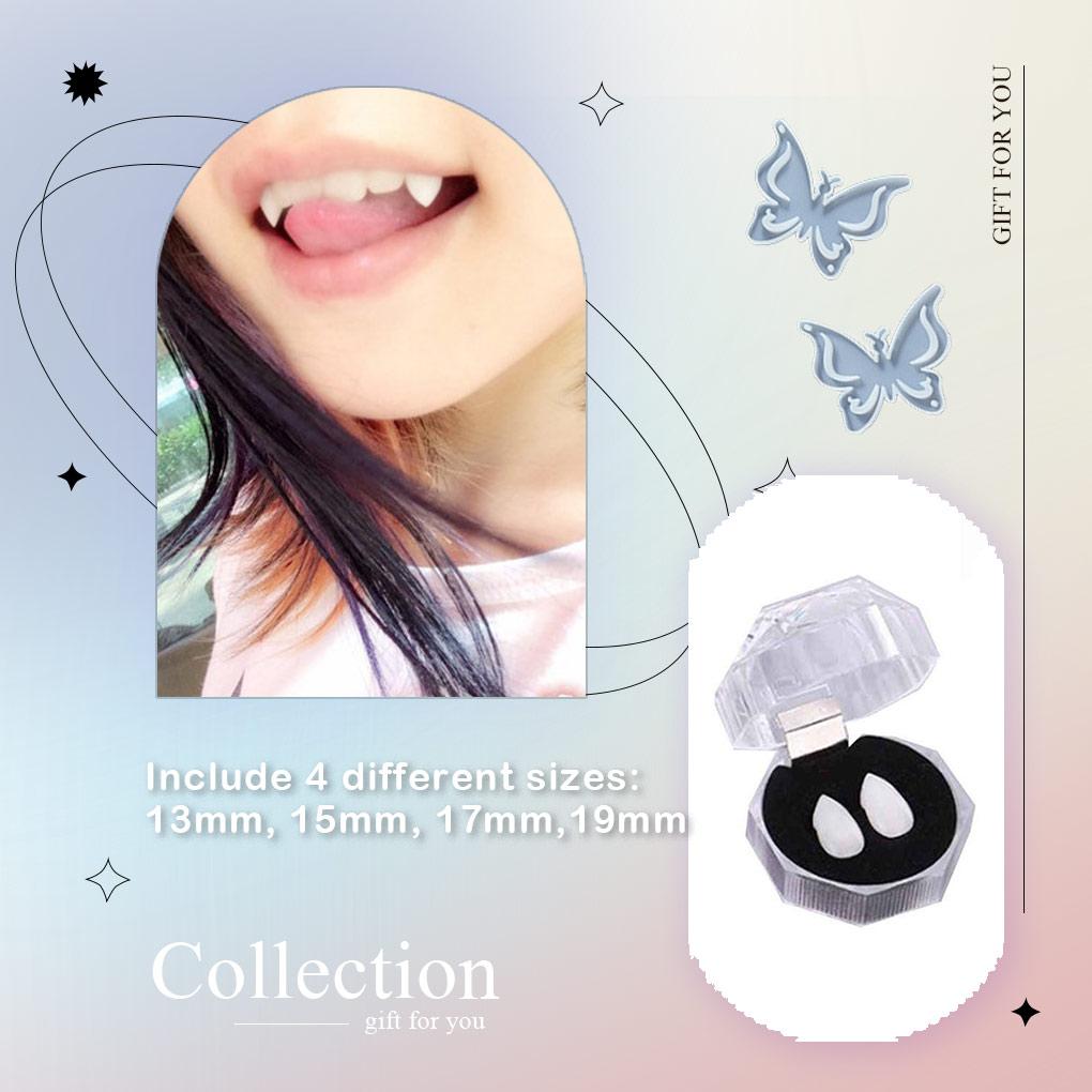 1 pár Halloweenské Cosplay Upíří Tesáky Zuby Maškarní Kostým Zubní Náhrady Rekvizity Upíří Zombie Zuby