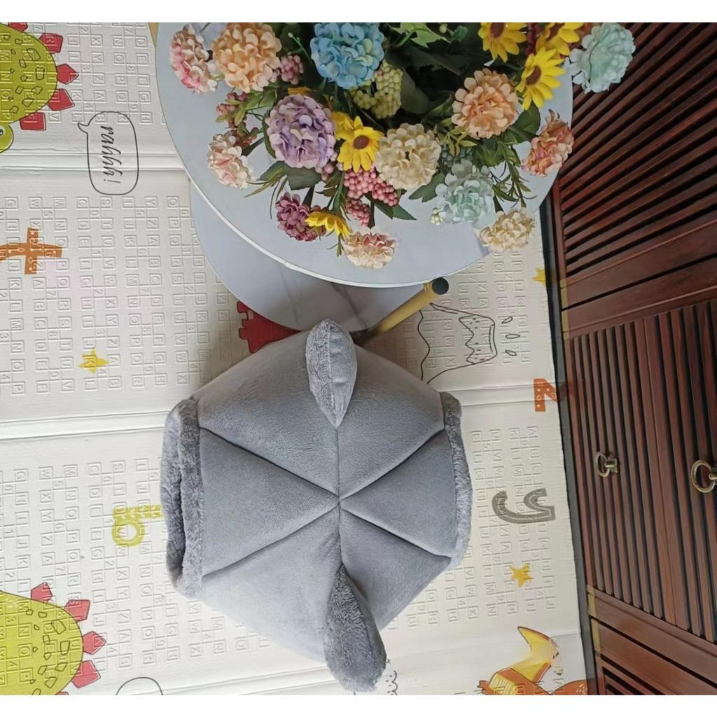 Cat Kennel Dog Kennel Winter Warm Closed and Fleece Round Pet Kennel Pet Cat Kennel