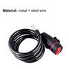 1 Set Motorcycle Lock High Durability Anti-deform Metal Mountain Bicycle Lock with Key for Home