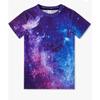 Summer Creative Graffiti Printed Round Neck Top 3D Printed Daily Loose Versatile Comfortable Short Sleeve T-shirt