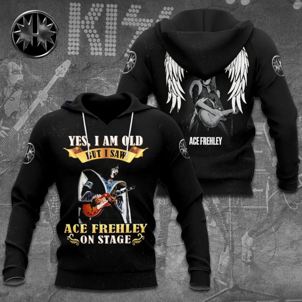 Rock KISS Kapuzenpullover Sweatshirt Männlich 3D-Druck Herren Damen Hip Hop Trend Trainingsanzug Pullover Jacke Übergroß Y2k Herren-Hoodies