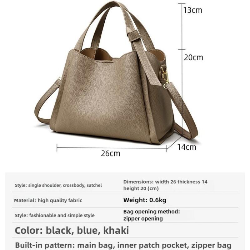 Genți de umăr tip bucket la modă pentru femei, genți messenger crossbody din piele PU de lux de designer, poșetă de mână casual cu culoare solidă pentru doamne