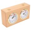 Wooden Vintage Chess Timer Wind Up Multifunctional Portable Professional Stress Reduction Ornament Chess Clock for Competition