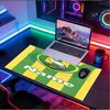 Custom Name Personalized ADO Den Haag Pattern Mousepad, Laptop PC Desk Mat, Decorative Desk Mat for Home Keyboard Pad Gift
