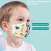 KF94 Kids Face Masks 50 Pack 4-Layer Filtration Non-Woven Fabric Adjustable Ear Loops Breathable Protective Covering for Children