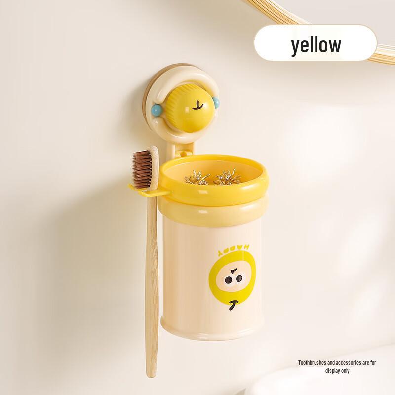 Cmaos Cartoon Magnetic Toothbrush Holder with Cup