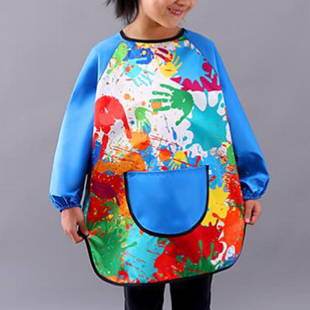 Art Smock Painting Apron for Kids Home Soft Water Resistant Baby Bib Artist