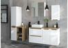 Wall-Mounted Bathroom Cabinet with Mirror, Multi Glass