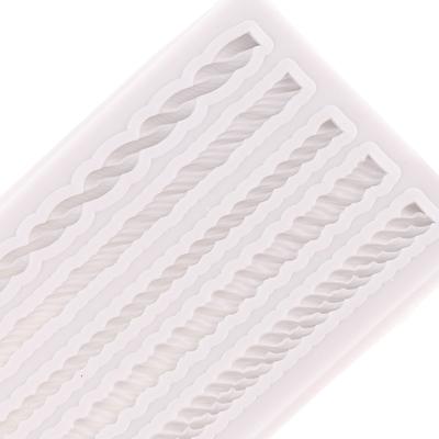Silikonform DIY Schokoladenkuchenform Fünf-Schnur-förmige Backform Küche
