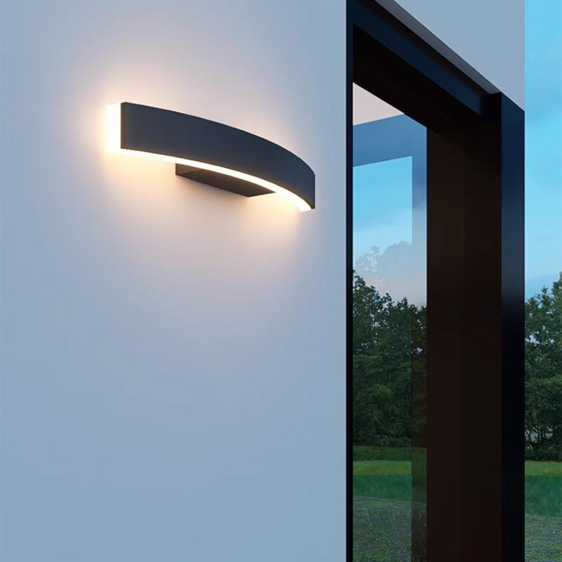 Outdoor Wall Lights Waterproof Balcony Villa Hotel Decor Modern Simple Exterior Wall Garden Courtyard Entrance Wall Landscape