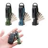 New Aluminum Alloy Key Organizer Minimalist Durable Metal Keychain Holds 1-6 Keys Multi-functional Key Storage Clip Daily Carry