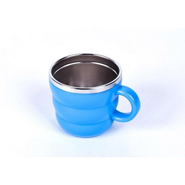 Lilpang Tear Zero The Ball Dishwashable Stainless Steel Cup LF7097, Monaco Blue, 1 Piece