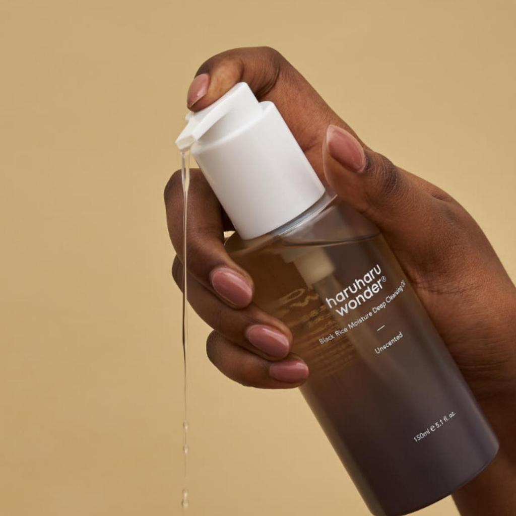[HARUHARU WONDER] Black Rice Moisture 5.5 Soft Cleansing Gel  100ml  + Moisture Deep Cleansing Oil 150ml