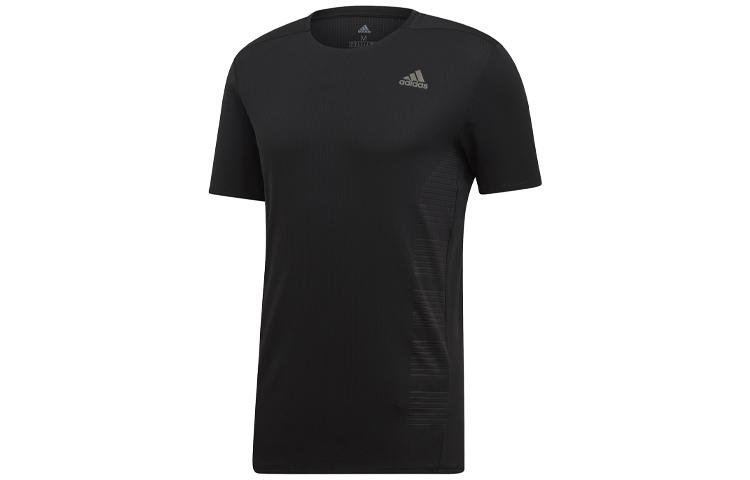 

Adidas T Shirts Men s Black Crew Neck Moderate Straight Fit DQ1846 XS