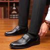 Men Leather Black Formal Shoes Man Shoes Business Banquet Shoes JZ-175
