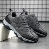 Hiking shoes extra large size 2025 four seasons men's shoes outdoor popular walking shoes mesh sneakers breathable and lightweight