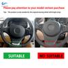 ABS Carbon Fiber Texture Car-styling Interior Steering Wheel Trim Cover For BMW X3 E83 2006 2007 2008 2009