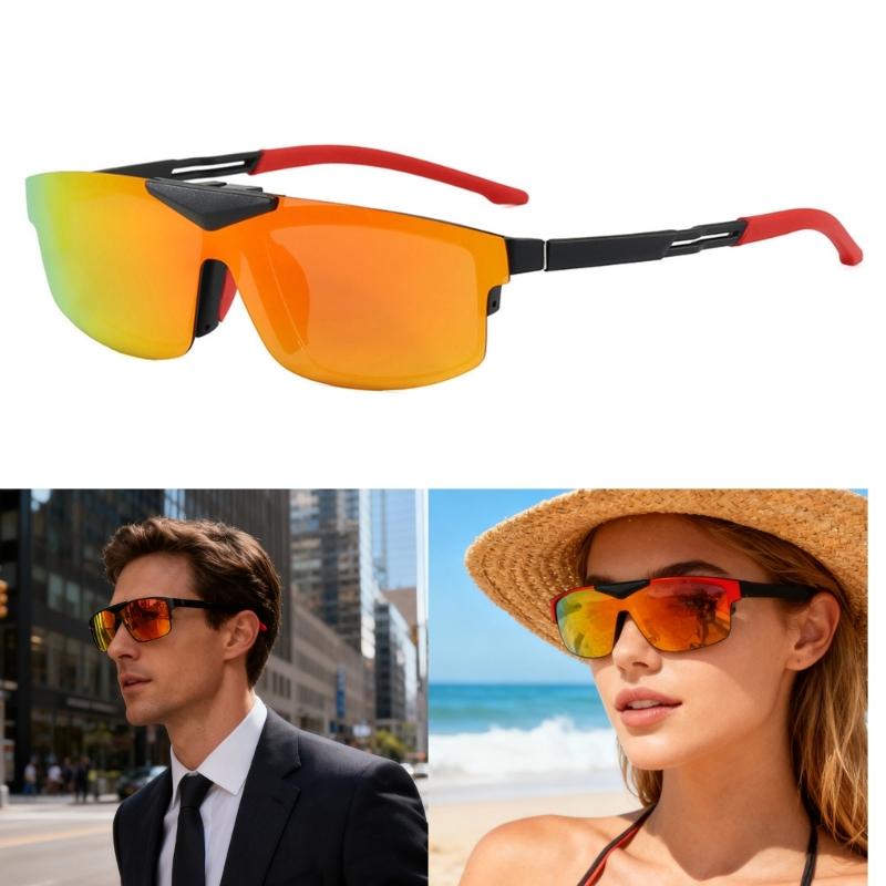 Stylish Unisex Sunglasses for Beach and Mountain Adventure Sun Glasses Protective Unisex Sunglasses Colored Lens