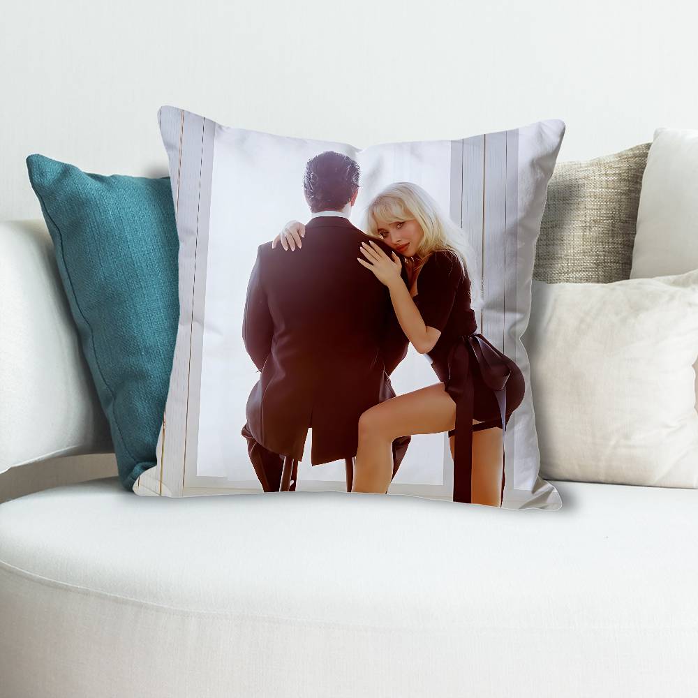 

SSabrina CCarpenter Friend Anime Celebrity Merchandise AllMatch Printed Pillow Case Sofa Car Office Room Decoration Protector 30x30 cm