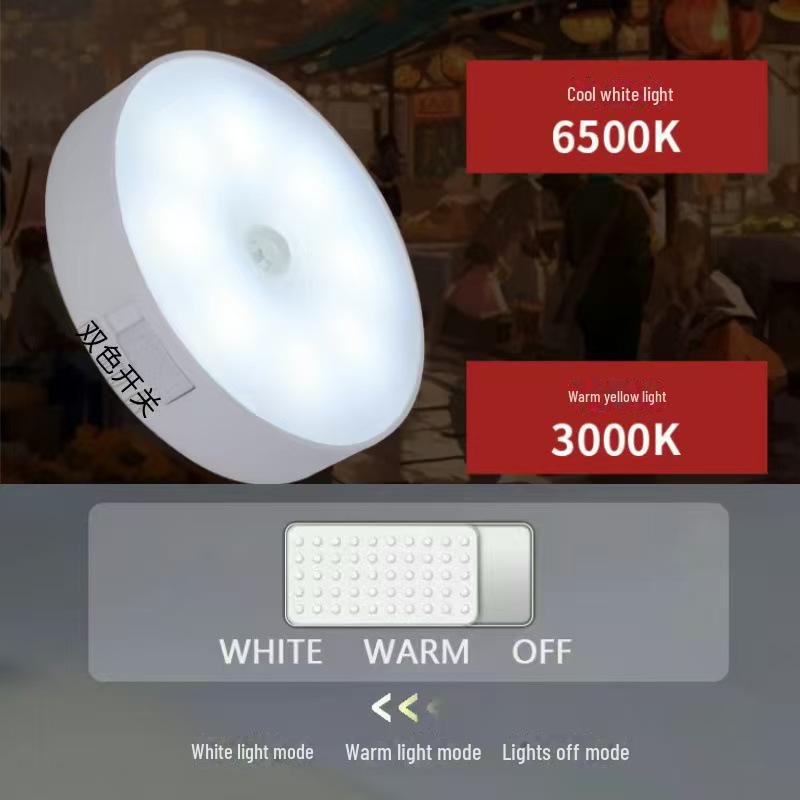 Intelligent LED Night Light with Motion Sensor - White Light (Auto-Off)