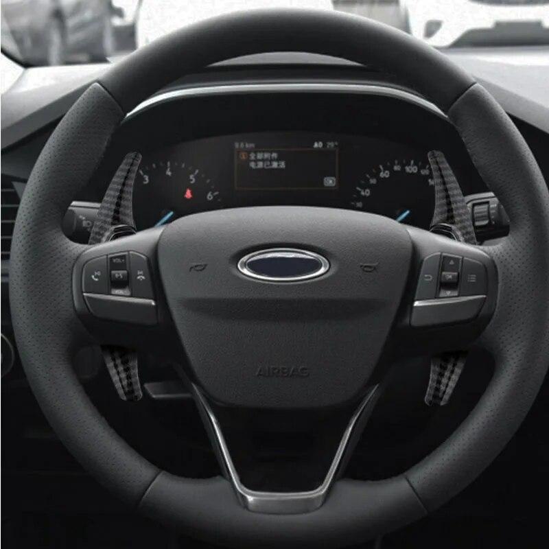 2 ks/sada ABS chromované auto pod volantem prodlužovací páčky řazení Nálepka řazení pro Ford Focus 4 MK4